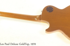 Gibson Les Paul Deluxe GoldTop, 1970 Full Rear View