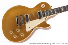 Gibson Les Paul Deluxe GoldTop, 1975 Top View
