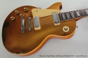 Gibson Les Paul Deluxe Gold Top Left Hand 1972 top 1