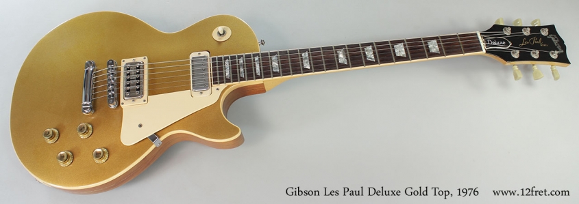 Gibson Les Paul Deluxe Gold Top, 1976 Full Front View