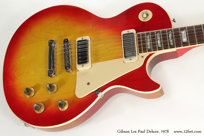 Gibson Les Paul Deluxe Sunburst 1978 top