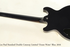 Gibson Les Paul Standard Double Cutaway Limited 'Ocean Water' Blue, 2016  Full Rear View