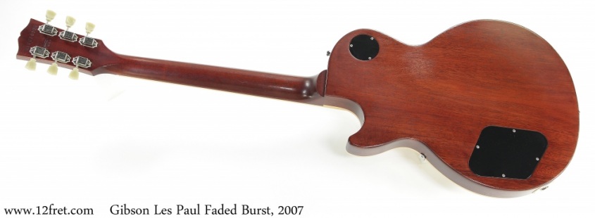 Gibson Les Paul Faded Burst, 2007 Full Rear View