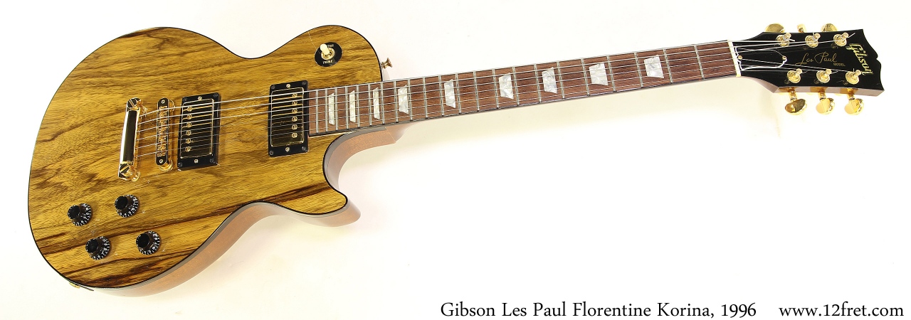Gibson Les Paul Florentine Korina, 1996 Full Front View