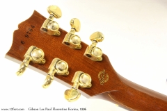 Gibson Les Paul Florentine Korina, 1996 Head Rear View