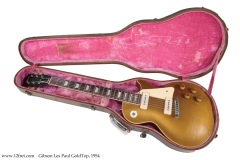 Gibson Les Paul GoldTop, 1954 Case Open With Guitar View