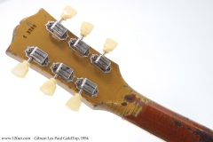 Gibson Les Paul GoldTop, 1954 Head Rear View