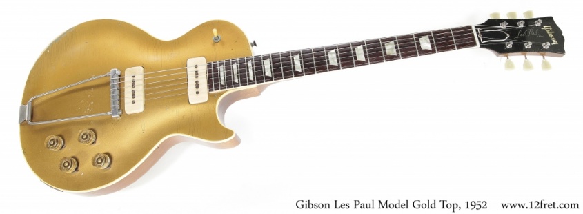 Gibson Les Paul Model Gold Top, 1952 Full Front View