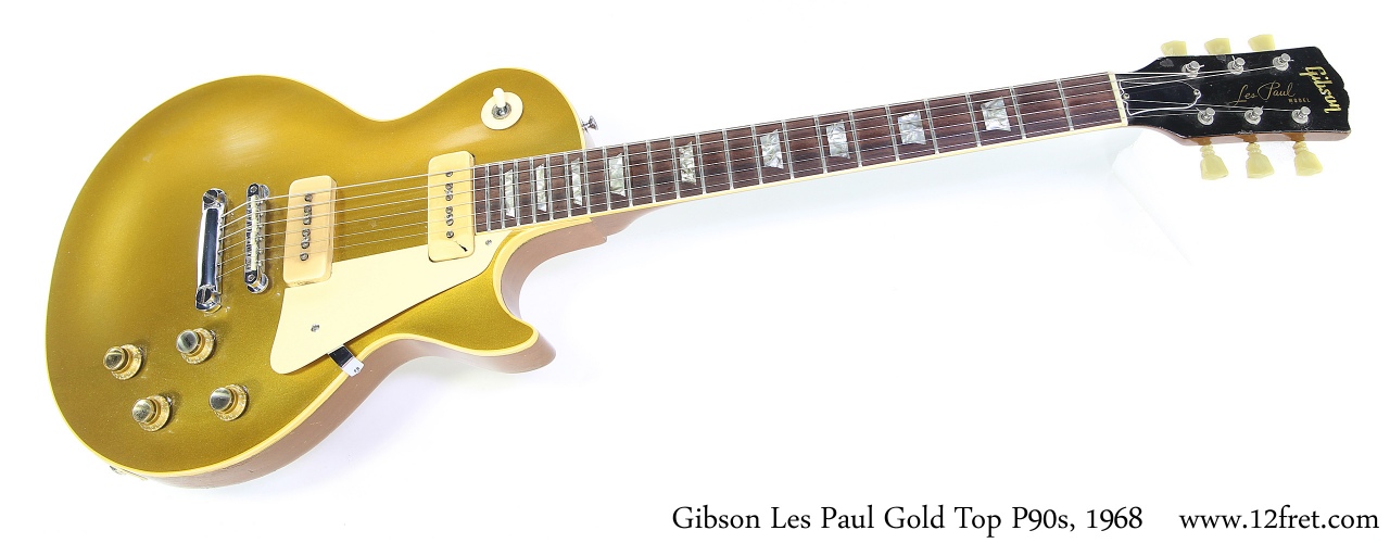 Gibson Les Paul GoldTop P90s, 1968 Full Front View