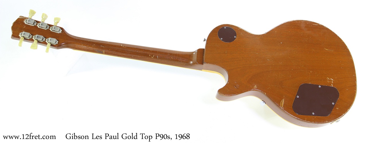 Gibson Les Paul GoldTop P90s, 1968 Full Rear View