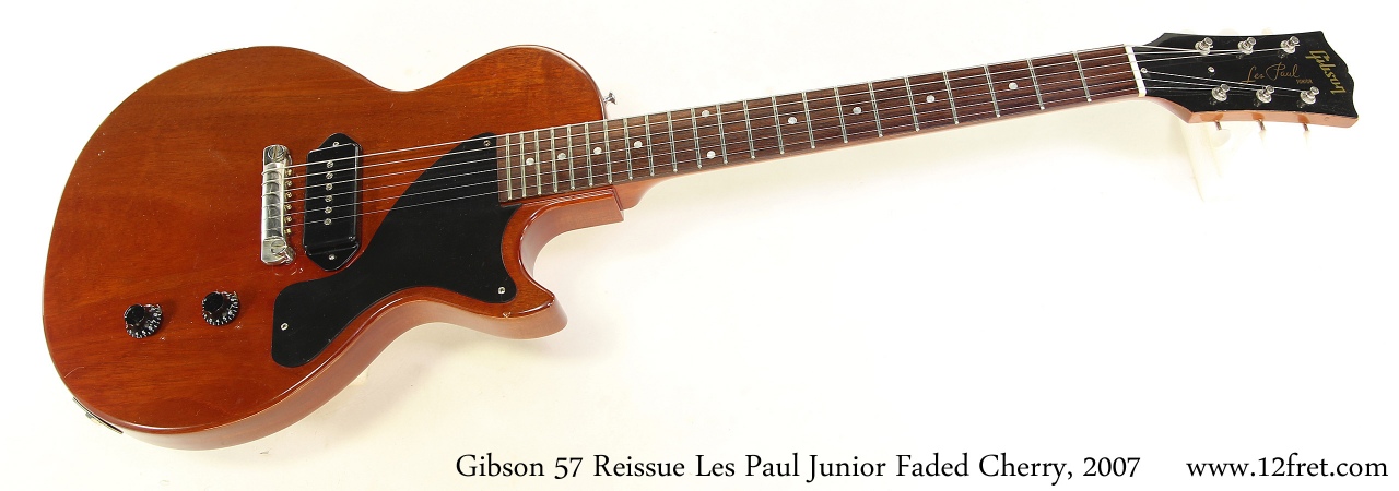 Gibson 57 Reissue Les Paul Junior Faded Cherry, 2007 Full Front View