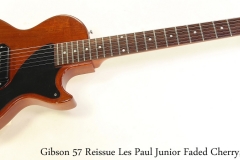 Gibson 57 Reissue Les Paul Junior Faded Cherry, 2007 Full Front View