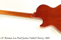 Gibson 57 Reissue Les Paul Junior Faded Cherry, 2007 Full Rear View