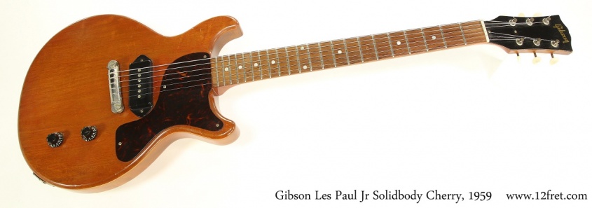 Gibson Les Paul Jr Solidbody Cherry, 1959 Full Front View