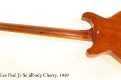 Gibson Les Paul Jr Solidbody Cherry, 1959 Full Rear View
