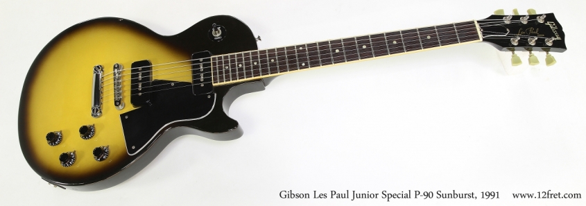 Gibson Les Paul Junior Special P-90 Sunburst, 1991   Full Front View