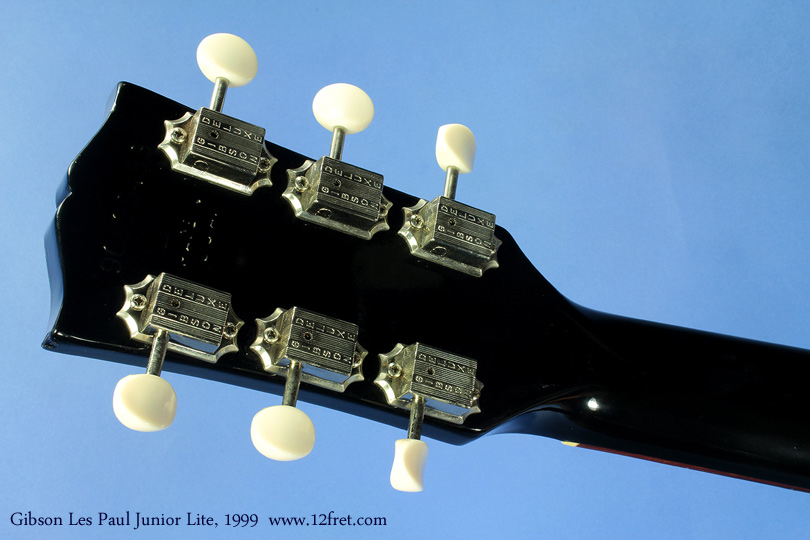 Gibson Les Paul Junior Lite DC 1999 head rear