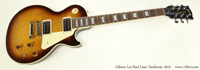 Gibson Les Paul Less+ Sunburst, 2015  Full Front View