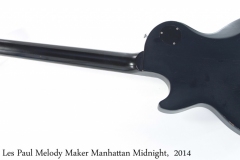 Gibson Les Paul Melody Maker Manhattan Midnight,  2014 Full Rear View