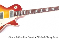 Gibson R8 Les Paul Standard Washed Cherry Burst 2007 Full Front View
