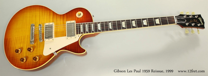Gibson Les Paul 1959 Reissue, 1999 Full Front View
