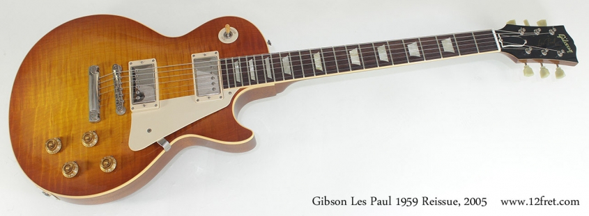 Gibson Les Paul 1959 Reissue 2005 full front view