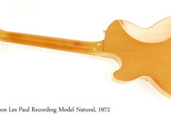 Gibson Les Paul Recording Model Natural, 1972 Full Rear View