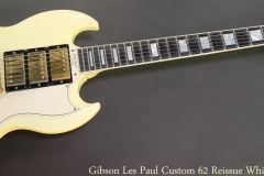 Gibson Les Paul Custom 62 Reissue White, 2000 Full Front View
