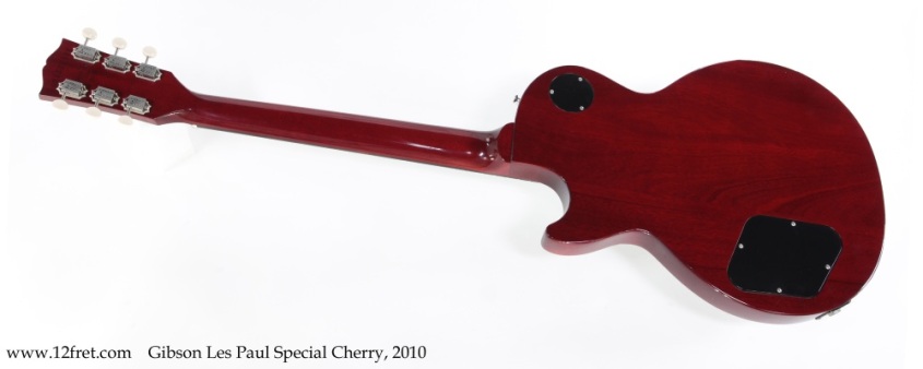 Gibson Les Paul Special Cherry, 2010 Full Rear View