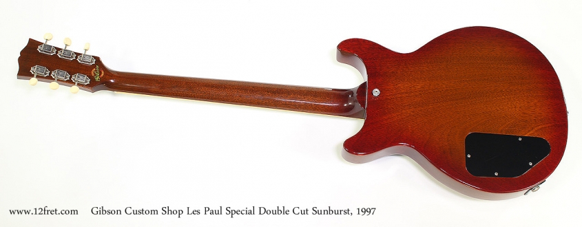 Gibson Custom Shop Les Paul Special Double Cut Sunburst, 1997 Full Rear View
