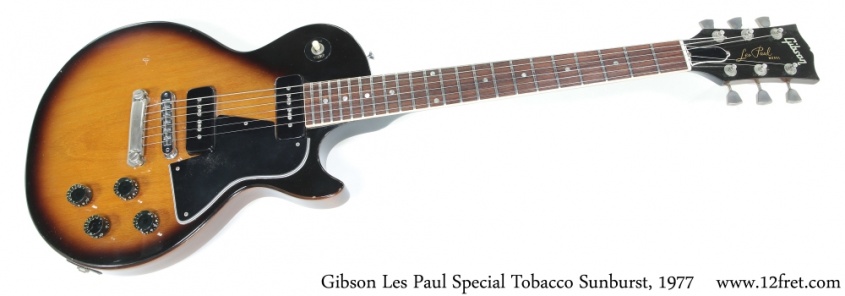 Gibson Les Paul Special Tobacco Sunburst, 1977 Full Front View