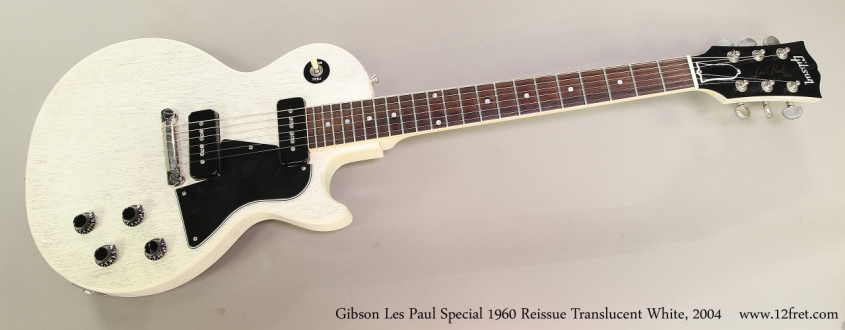 Gibson Les Paul Special 1960 Reissue Translucent White, 2004  Full Front View