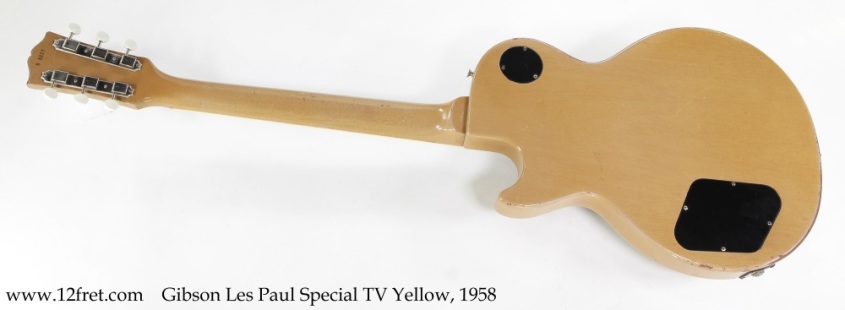 Gibson Les Paul Special TV Yellow, 1958 Full Rear View