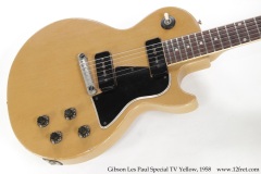 Gibson Les Paul Special TV Yellow, 1958 Top View