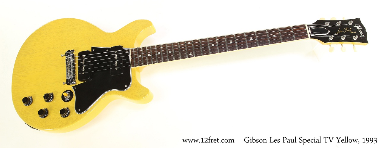 Gibson Les Paul Special Tv Yellow 1993 Www 12fret Com