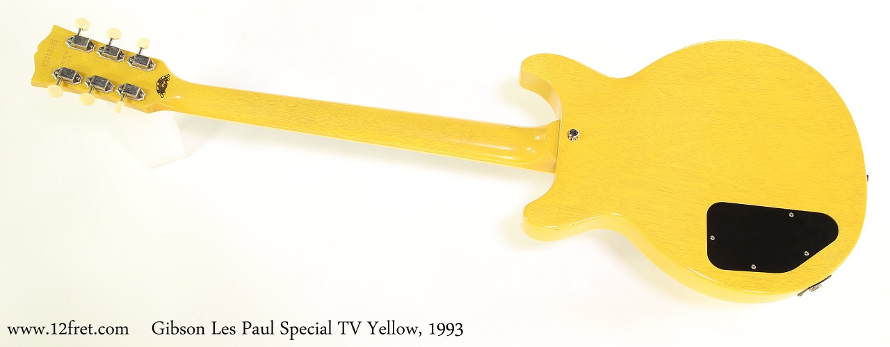 Gibson Les Paul Special TV Yellow, 1993 Full Rear View