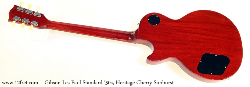 Gibson Les Paul Standard '50s, Heritage Cherry Sunburst Full Rear View