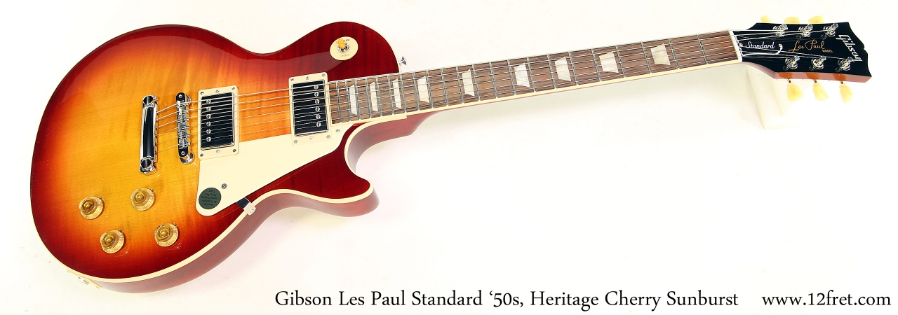 Gibson Les Paul Standard '50s, Heritage Cherry Sunburst Full Front View