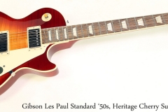 Gibson Les Paul Standard '50s, Heritage Cherry Sunburst Full Front View