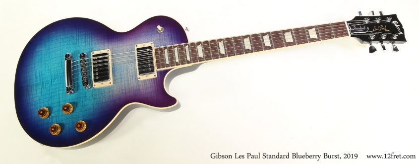 Gibson Les Paul Standard Blueberry Burst, 2019  Full Front View