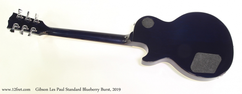 Gibson Les Paul Standard Blueberry Burst, 2019  Full Rear View