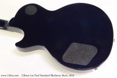 Gibson Les Paul Standard Blueberry Burst, 2019  Back View