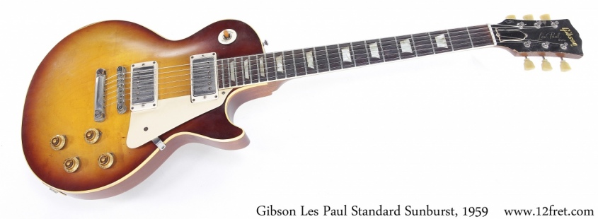 Gibson Les Paul Standard Sunburst, 1959 Full Front View