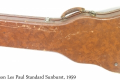Gibson Les Paul Standard Sunburst, 1959 Case Bottom View