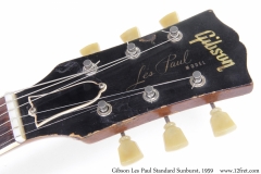 Gibson Les Paul Standard Sunburst, 1959 Head Front View