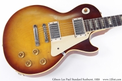 Gibson Les Paul Standard Sunburst, 1959 Top View