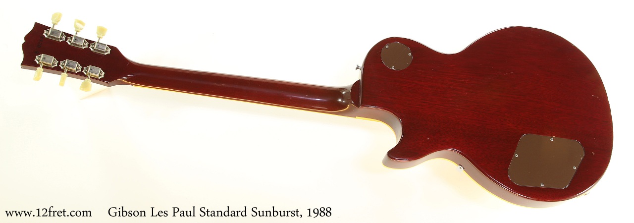 Gibson Les Paul Standard Sunburst, 1988 Full Front View