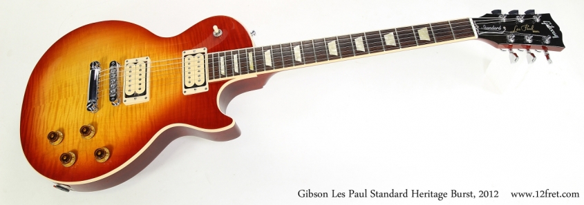 Gibson Les Paul Standard Heritage Burst, 2012   Full Front View