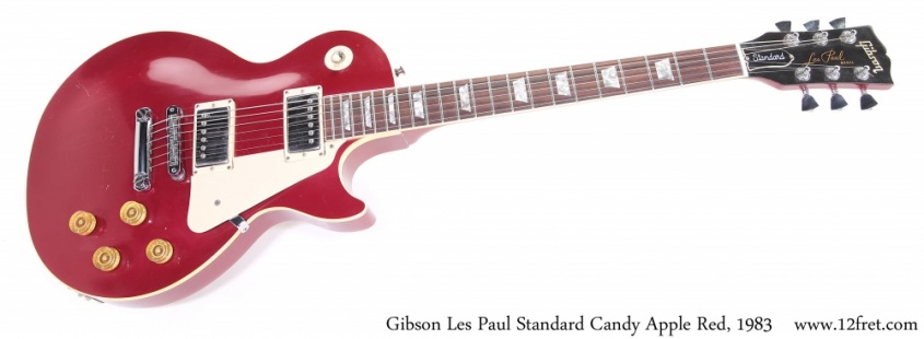 Gibson Les Paul Standard Candy Apple Red, 1983 Full Front View