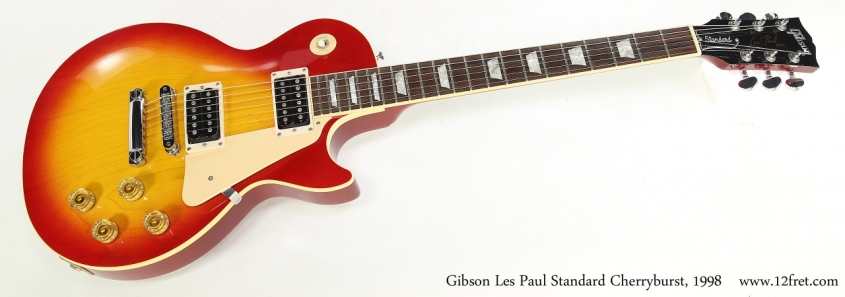 Gibson Les Paul Standard Cherryburst, 1998   Full Front VIew